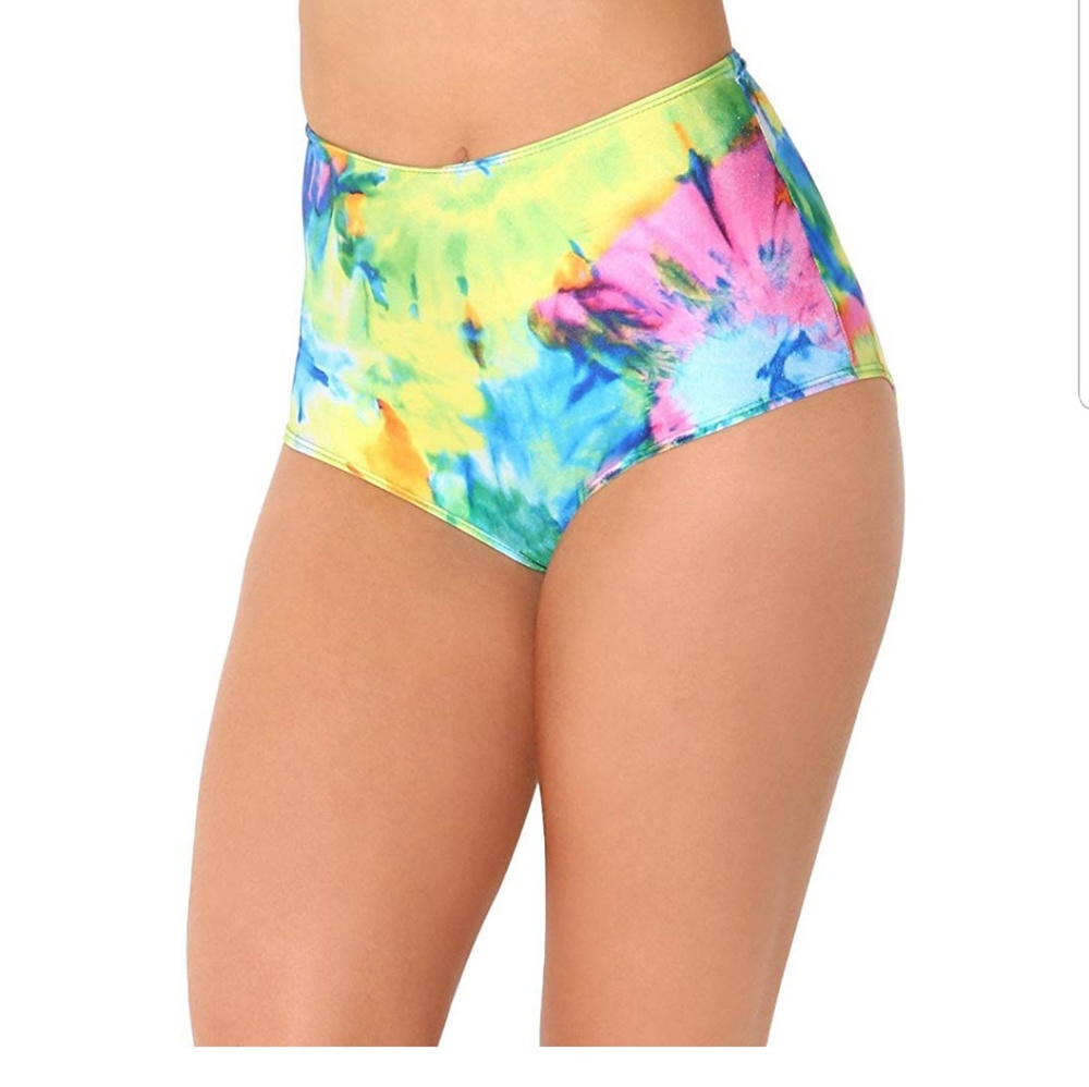 Tie dye rave shorts
